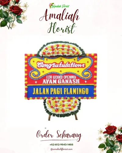 Bunga Papan Congratulation di Koripan